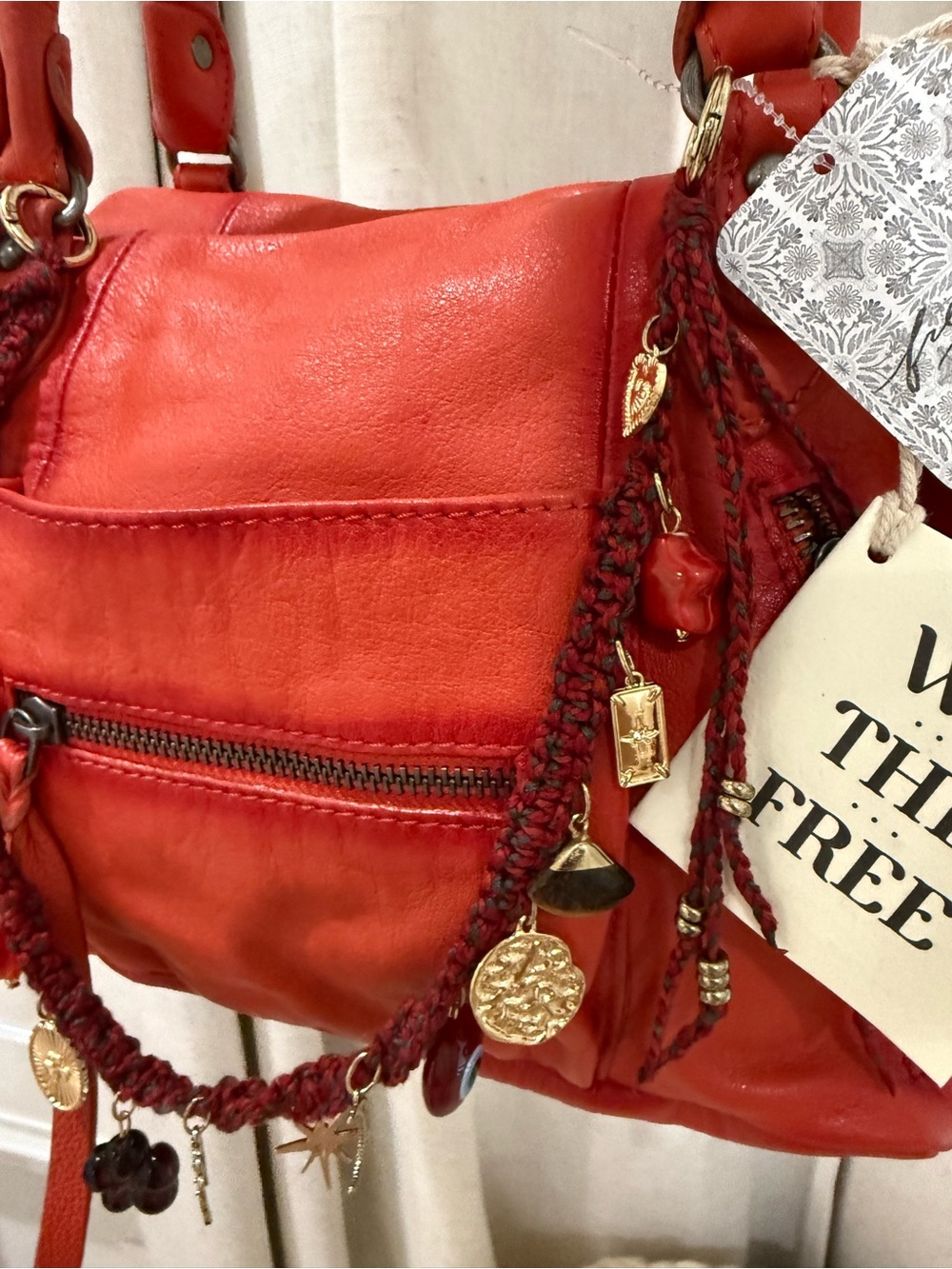 We The Free Baby Emerson Tote Bag Red Clay - Picture 2 of 3